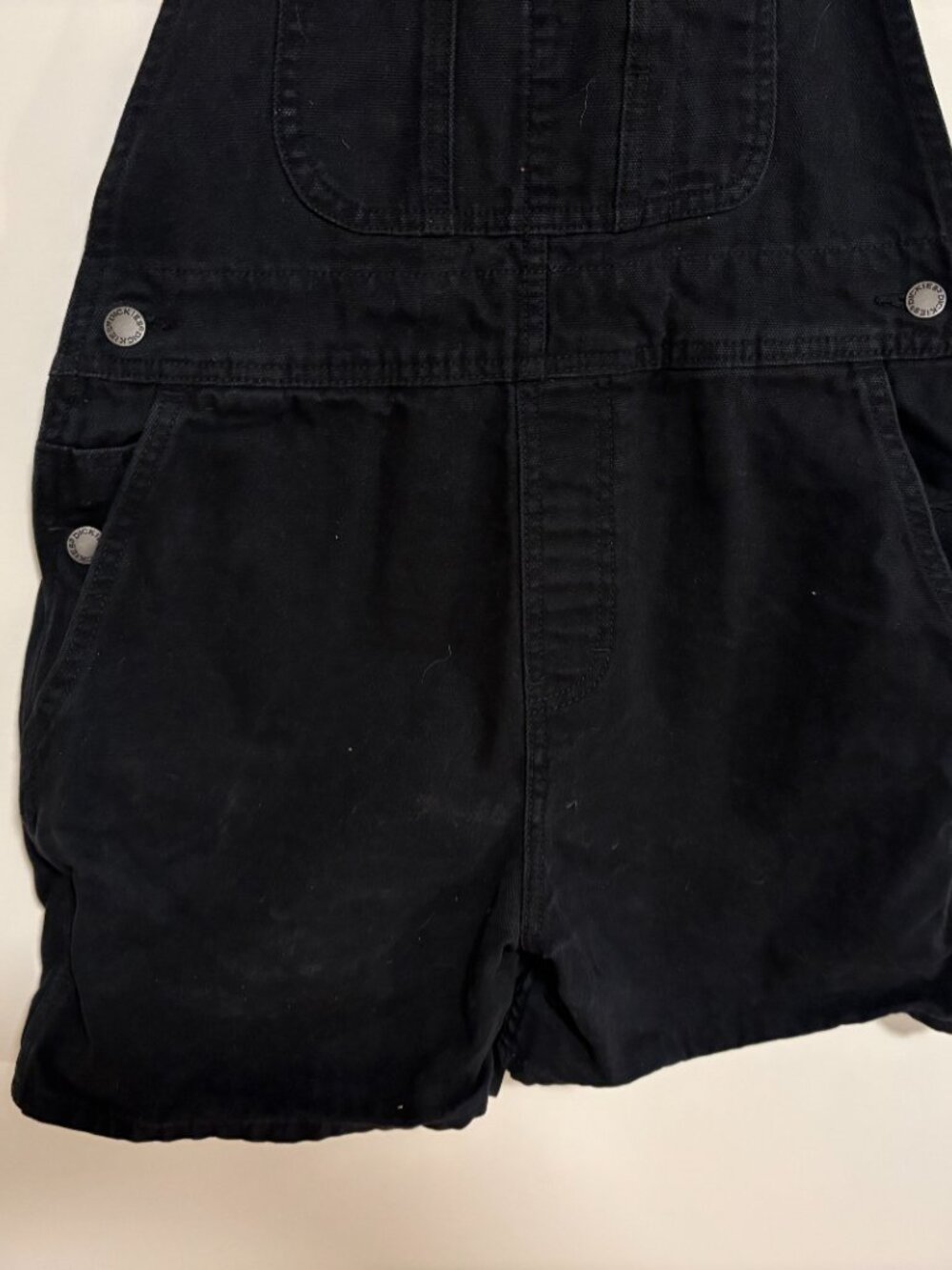 Dickies Short Dungarees in black - Picture 2 of 5
